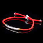 Gold Plated Lucky Red String Bracelet (1)