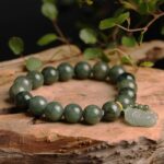 Green Jade Bracelet with Pixiu Wealth Attraction Bracelet (5)