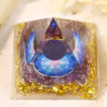 Amethyst Orgone Pyramid with Dream Sphere for Meditation & Anxiety Relief (3)