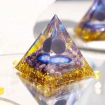 Amethyst Orgone Pyramid with Dream Sphere for Meditation & Anxiety Relief (3)