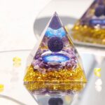 Amethyst Orgone Pyramid with Dream Sphere for Meditation & Anxiety Relief (3)