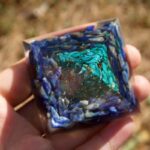 Lapis Lazuli Orgone Pyramid With Healing Turquoise Tree Of Life (7)