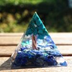 Lapis Lazuli Orgone Pyramid With Healing Turquoise Tree Of Life (7)