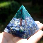 Lapis Lazuli Orgone Pyramid With Healing Turquoise Tree Of Life (7)