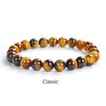 Adjustable Genuine Gemstone Tiger Eye Bracelet (5)