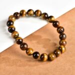 Adjustable Genuine Gemstone Tiger Eye Bracelet (5)