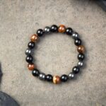 Tiger Eye Onyx Hematite Triple Protection Bracelet (5)