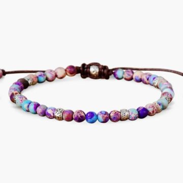 Adjustable-Colorful-Healing-Gemstone-Beaded-Bracelet