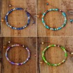 Adjustable Colorful Healing Gemstone Beaded Bracelet (10)