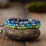 Adjustable Colorful Healing Gemstone Beaded Bracelet (10)