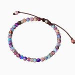 Adjustable Colorful Healing Gemstone Beaded Bracelet (10)