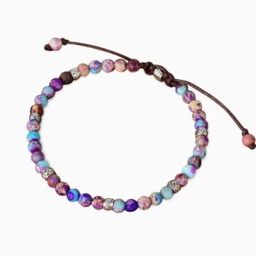 Adjustable-Colorful-Healing-Gemstone-Beaded-Bracelet