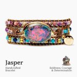 Intense Emperor Jasper Multi Layered Wrap Bracelet (15)