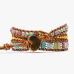 Multi Layer Healing Rhodochrosite Wrap Bracelet (1)